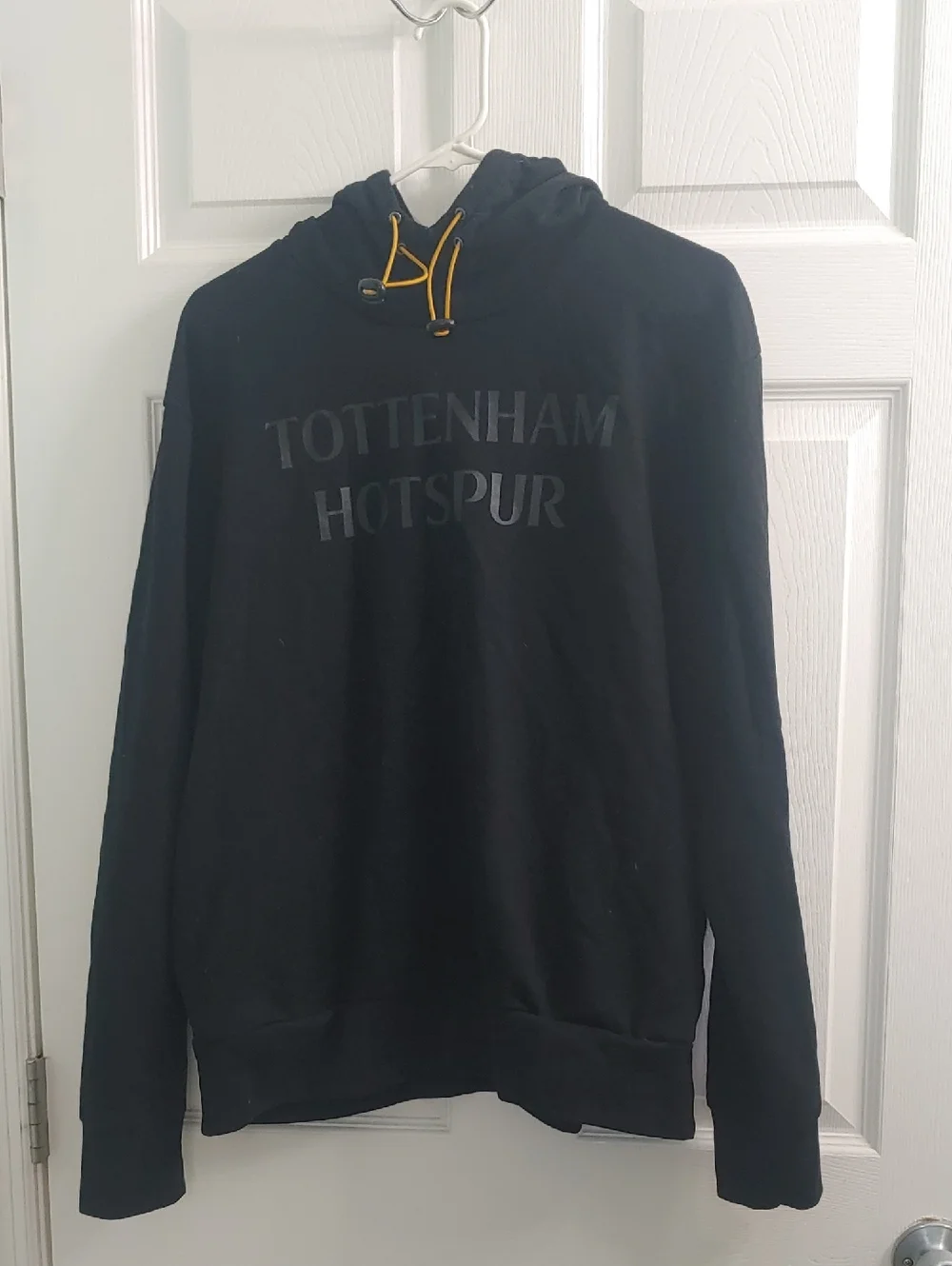 Tottenham Hotspur Official Black Hoodie Unisex Size XL
